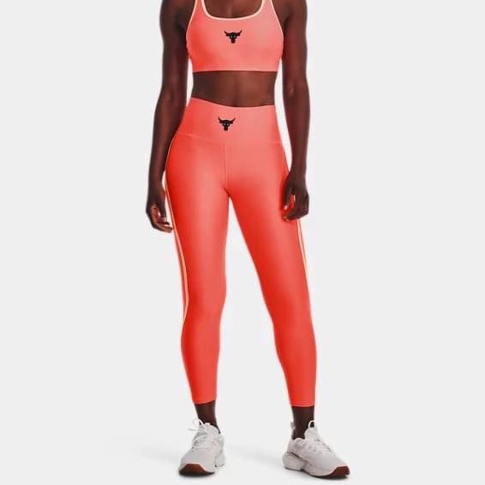BRAND NEW women under armour project rock heat gear compression leggings pants S